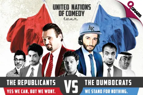 From QR57 Laugh Yourself Sick with Comedy Show Tickets to the United Nations of Comedy on 30th August @ QNCC (Up to QR295 Value)